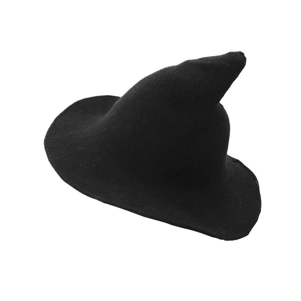Modern Witch Hat Wool Knit Cap Halloween Costume - Picture 9 of 13